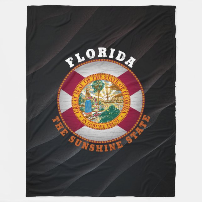 FLORIDA STATLIG FLAGGA FLEECEFILT (Framsidan)