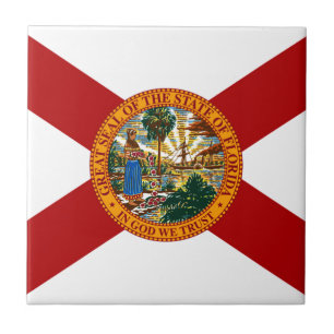 Florida Statlig flagga Kakelplatta
