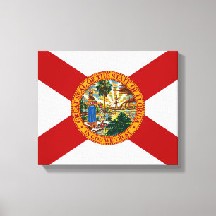 Florida Statlig flagga Kanvastryck