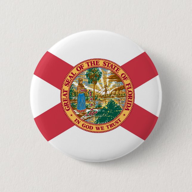 Florida statlig flagga knapp (Framsida)