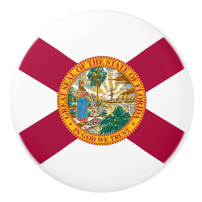 Florida Statlig flagga Knopp (Framsidan)