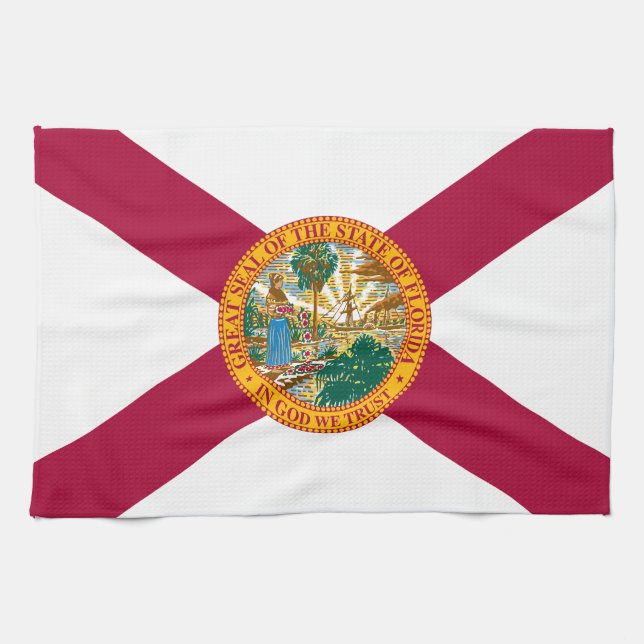 Florida Statlig flagga Kökshandduk (Horisontell)