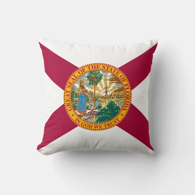 Florida Statlig flagga Kudde (Framsida)