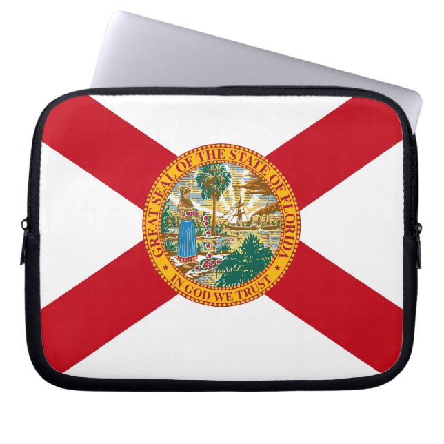 Florida Statlig flagga Laptop sleeve (Framsidan)