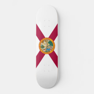 Florida Statlig flagga Mini Skateboard Bräda 18,5 Cm
