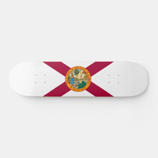 Florida Statlig flagga Mini Skateboard Bräda 18,5 Cm (Horz)