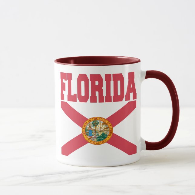 Florida Statlig flagga Mugg (Höger)