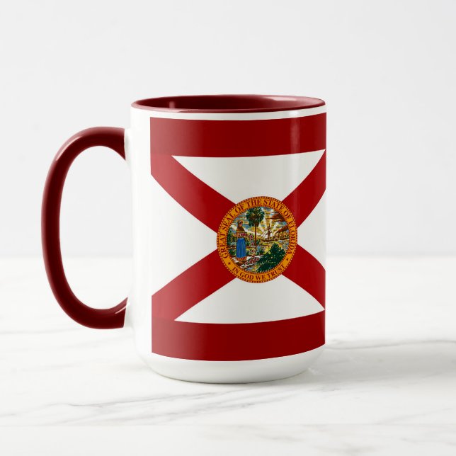 Florida Statlig flagga Mugg (Vänster)