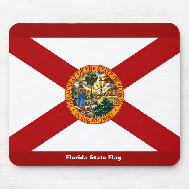 Florida Statlig flagga Musmatta (Framsidan)