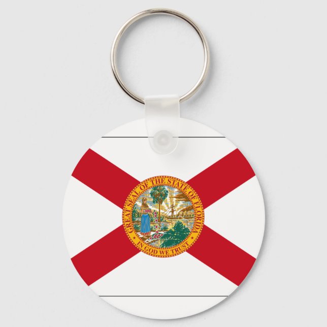Florida Statlig flagga Nyckelring (Framsida)