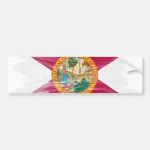 Florida statlig flagga penseldrag, Florida flagga Bildekal