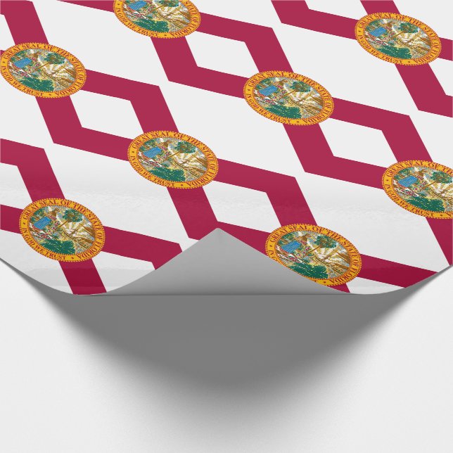 Florida Statlig flagga Presentpapper (Hörn)