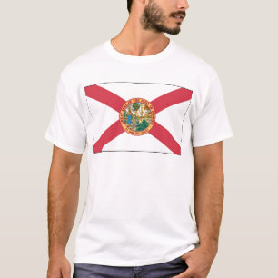 Florida statlig flagga t shirt