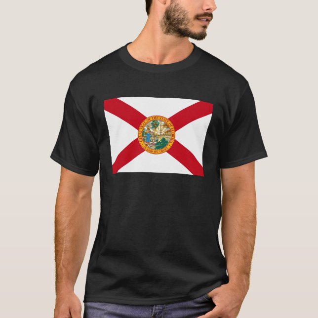 Florida statlig flagga t shirt (Framsida)
