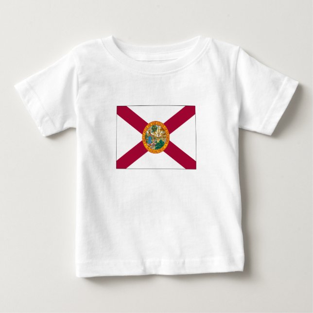 Florida Statlig flagga T Shirt (Framsida)