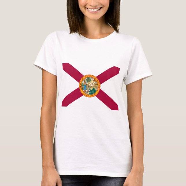 Florida Statlig flagga T Shirt (Framsida)