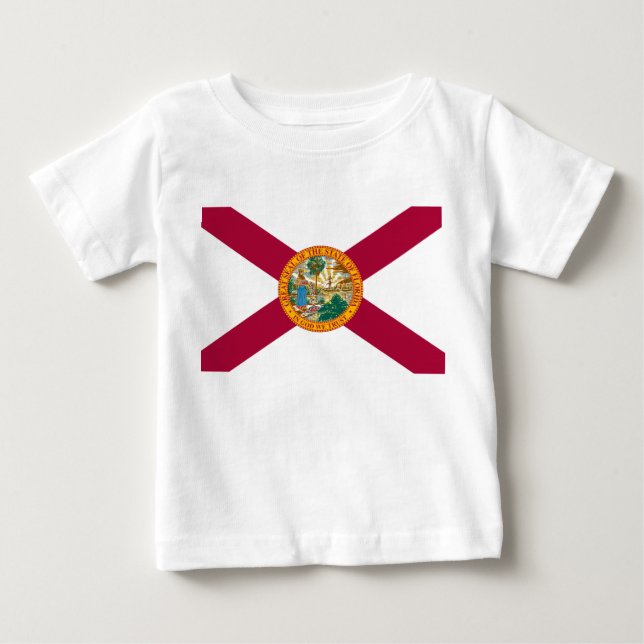 Florida Statlig flagga T Shirt (Framsida)