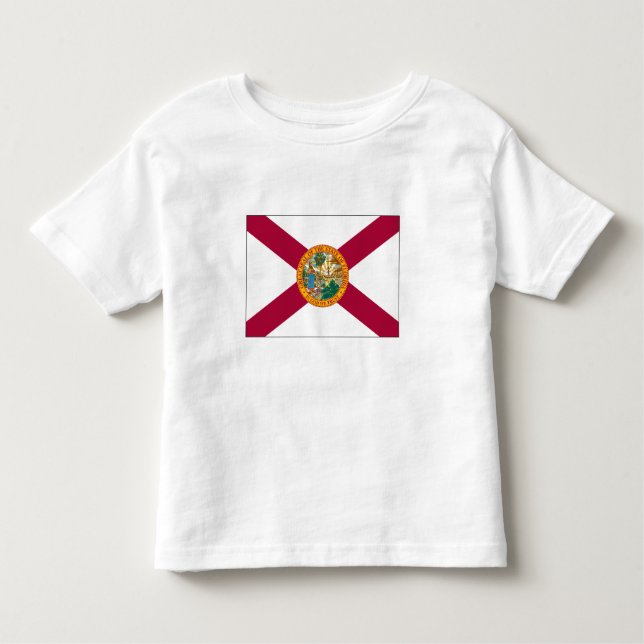 Florida Statlig flagga T Shirt (Framsida)