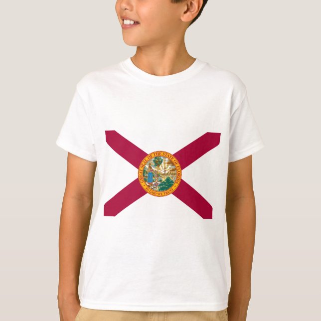 Florida Statlig flagga T Shirt (Framsida)