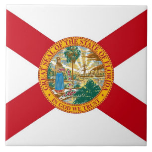 Florida Statlig flagga Tile Kakelplatta
