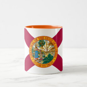 Florida Statlig flagga Två-Tonad Mugg