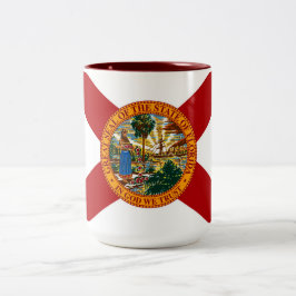 Florida Statlig flagga Två-Tonad Mugg