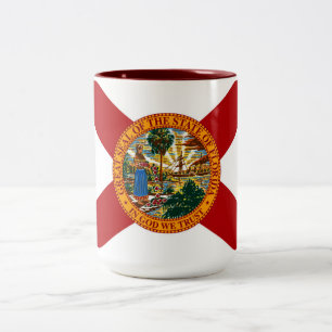 Florida Statlig flagga Två-Tonad Mugg