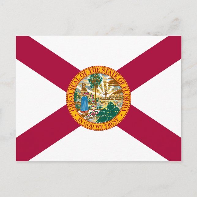 Florida Statlig flagga Vykort (Framsida)