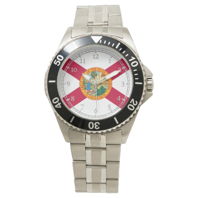 Florida Statlig flagga Watch Design Armbandsur (Framsida)