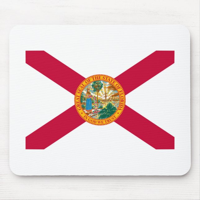 Florida statlig flaggadesign musmatta (Framsidan)