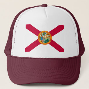 Florida statlig flaggadesign truckerkeps