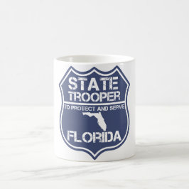 Florida statlig Trooper som ska skyddas och tjänas Kaffemugg
