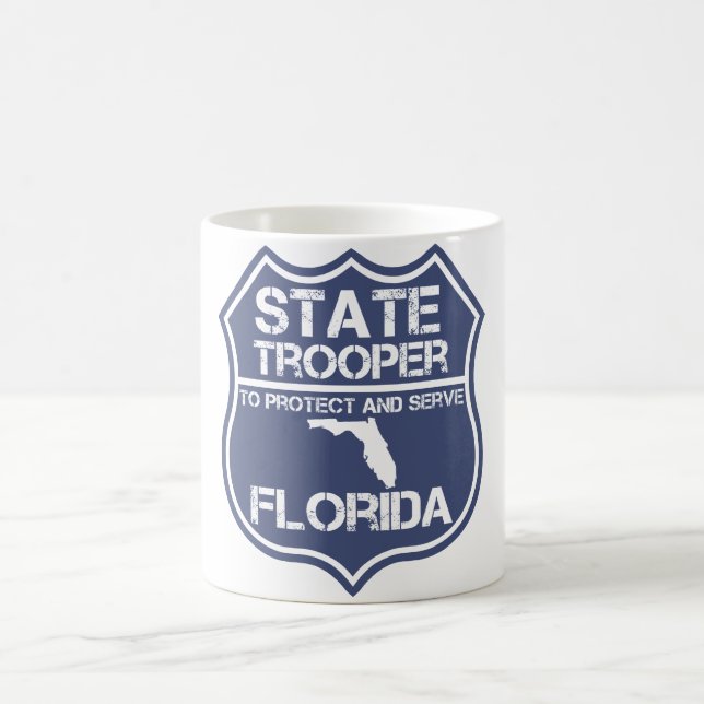 Florida statlig Trooper som ska skyddas och tjänas Kaffemugg (Center)
