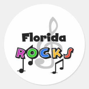 Florida Sten Runt Klistermärke