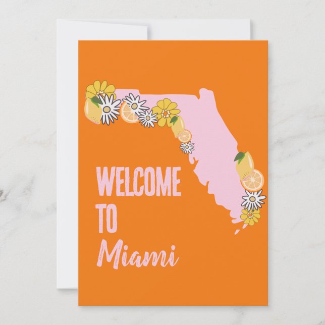 Florida Strand Bröllopsfest Weekend Program (Framsida)