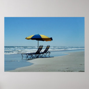 Florida strandfotografi poster