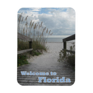 Florida strandväg magnet