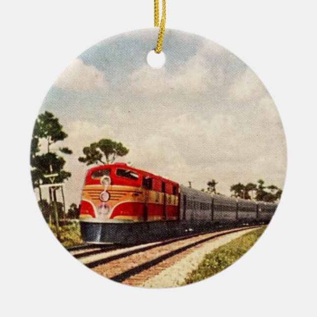 Florida Streamliner Julgransprydnad Keramik (Framsidan)