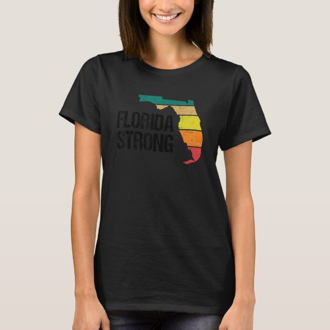 Florida Strong Community Strength Prayer Support T Shirt (Framsida)