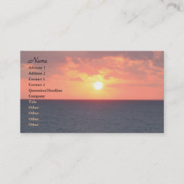Florida Sunrise Visitkort