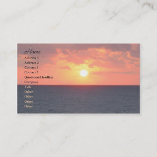 Florida Sunrise Visitkort