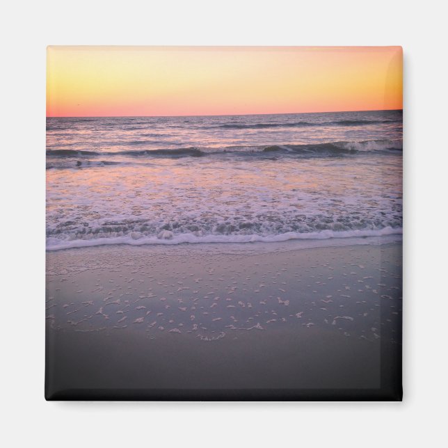 Florida Sunset Beach Photograph Magnet (Framsidan)