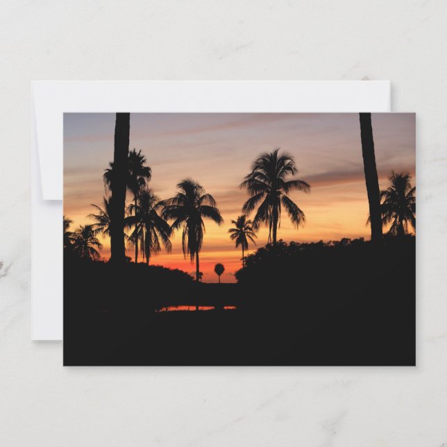 Florida sunset Card (Framsida)