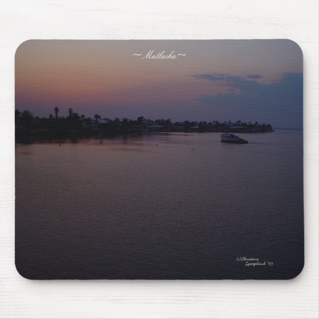 Florida Sunset Mousepad Musmatta (Framsidan)