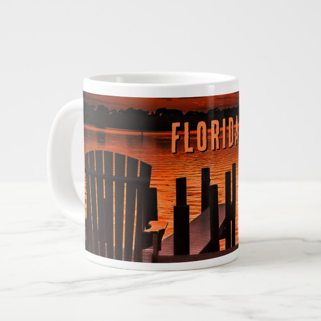 "Florida Sunset"-mugg Jumbo Mugg (Framsida vänster)