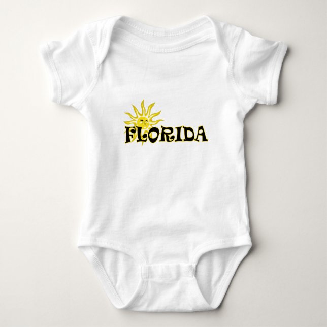 Florida Sunshine Infant Creeper Tee (Framsida)