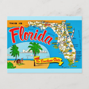 Florida Sunshine-karta vykort