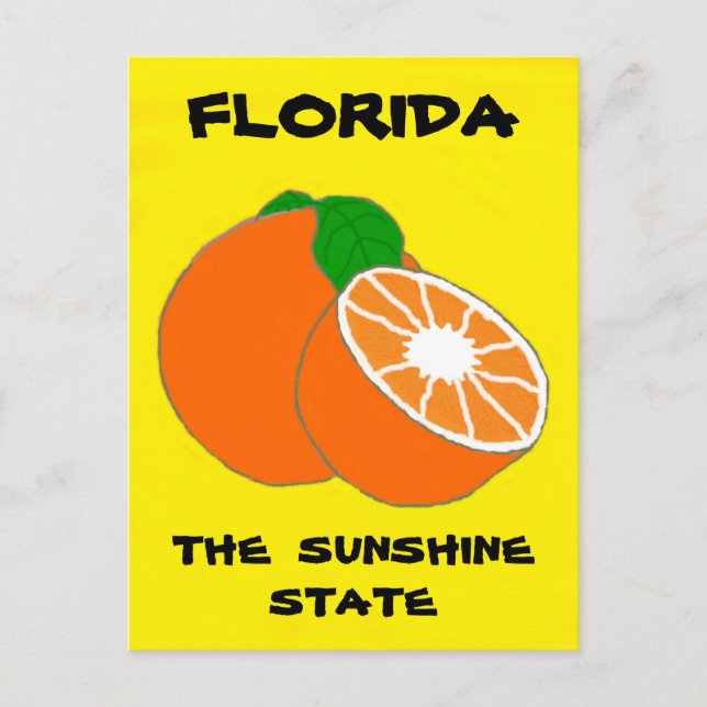 Florida Sunshine State.jpg Vykort (Framsida)