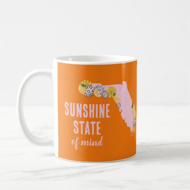 Florida Sunshine State of Mind Kaffemugg (Vänster)