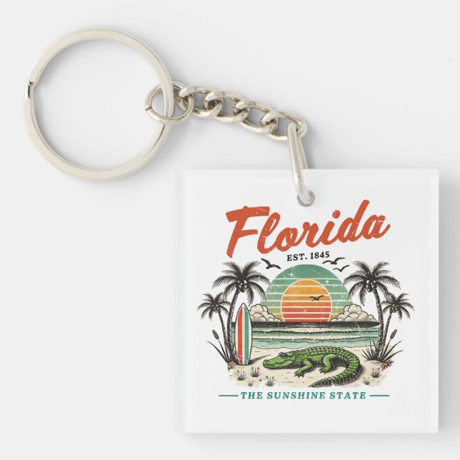 Florida, Sunshine State - Sunset Beach Scene (Framsidan)